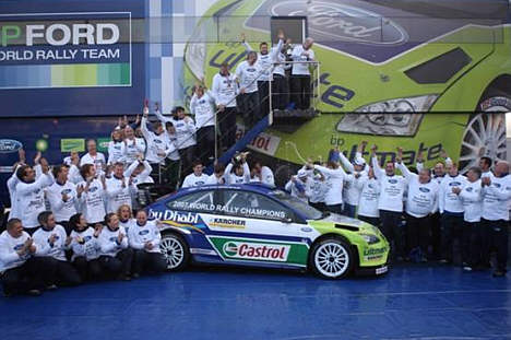 BP-Ford World Rally Team afsluttede Rally Irland med en føring på 21 point, hvilket er nok til en førsteplads til Focus RS World Rally Car 2007, når konstruktørernes mesterskab afsluttes i Storbritannien.